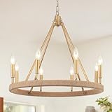ASHUAQI Chandeliers for Dining Room (Gold-8-light)