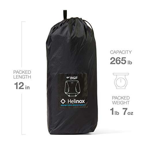 Helinox Ground Chair Ultralight, Silla portátil para exteriores miniatura 2