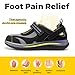 FitVille Diabetic Shoes for Women Extra Wide Width Diabetic Womens Sandals, Walking Shoes with Adjustable Closures Arch Support, Orthopedic Sandals for Flat Feet Heel Pain Relief,Plantar Fasciitis