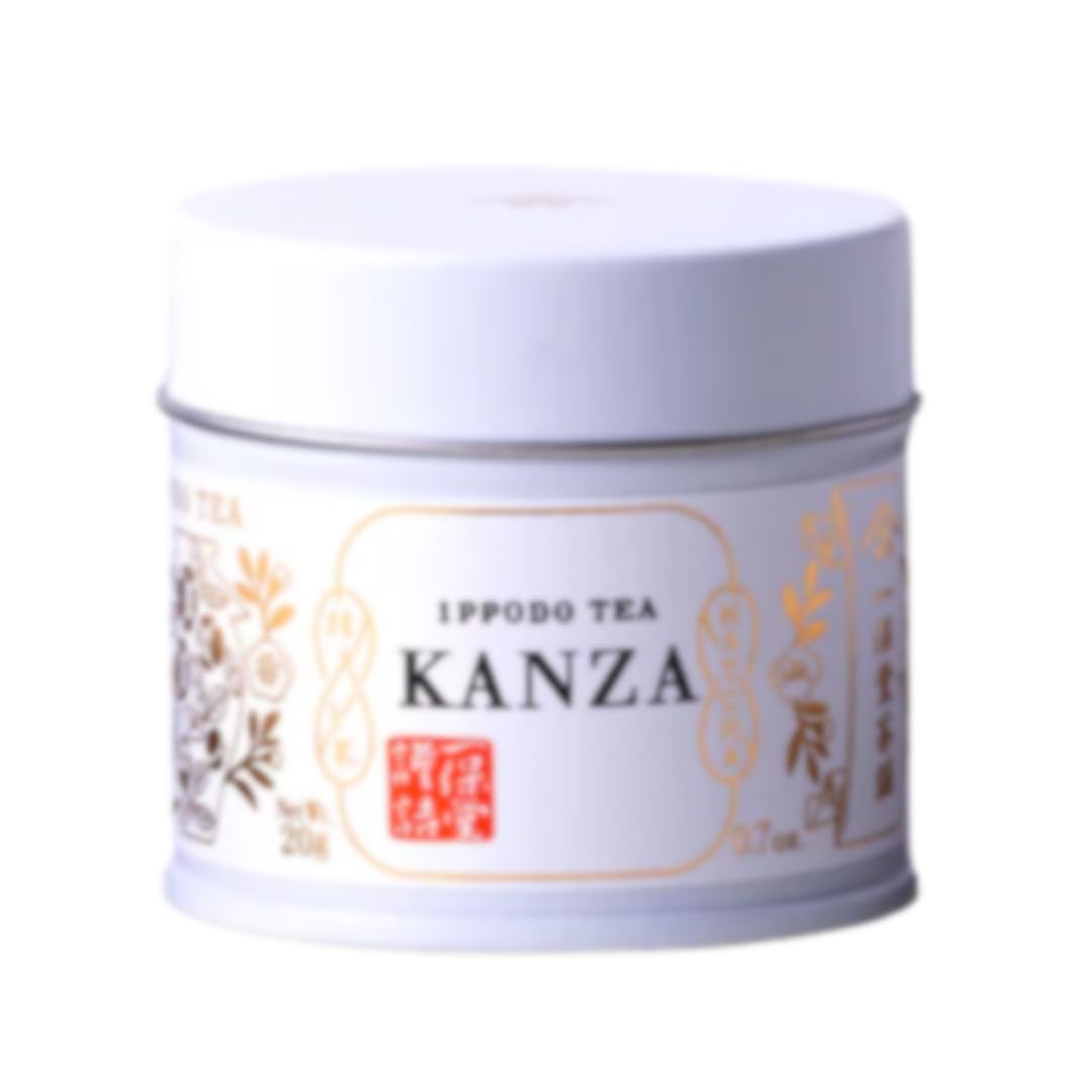 Amazon | 一保 堂茶舗 抹茶 閑坐（KANZA）20 g 缶｜究極の濃厚旨み