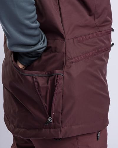 Pinewood Damen Hundesport Windblocker Weste - Windbreaker Weste Hundesport - mit vielen praktischen Taschen, abnehmbarer Kapuze und 2-Wege-Reißverschluss - langlebig