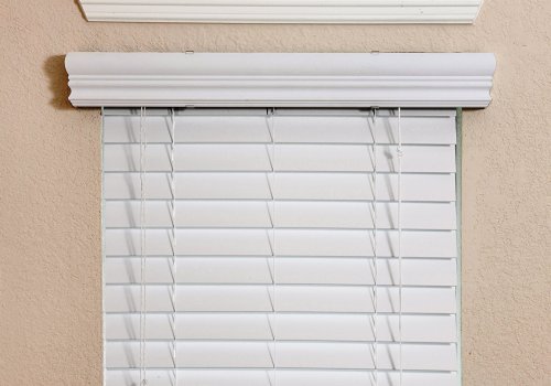 Fauxwood Impressions 62003950 39.5-Inch By 62-Inch Window Blinds, White #TOP5