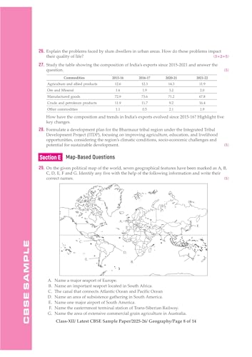 Image of Arihant i Succeed CBSE 15 Sample Question Papers Geography Class 12 For Exam 2026 | Based on CBSE Syllabus | With Solved Board Paper 2025, Mind Maps, Rapid Revision Sheets & Final 50 Important Questions | English Medium
