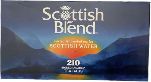 Scottish Blend Tea Bags, Refreshing And Delicious Cups Of Tea For Any Occasion, Great For Tea Lovers, Everyday Home, Catering And Office (210 tea Bags)
