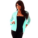 florales Spitzendesign an den transparenten 3/4-Ärmeln