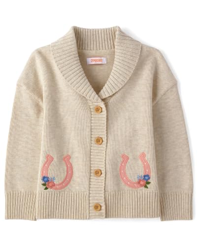 Image of Gymboree Girls' and Toddler Long Sleeve Open Front Cardigan