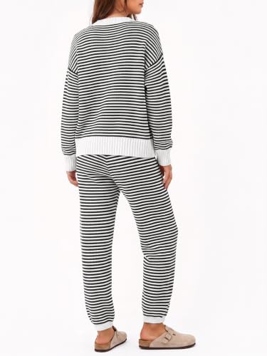 Image of LILLUSORY Women 2 Piece Sweater Matching Lounge Sets 2026 Fall Outfit