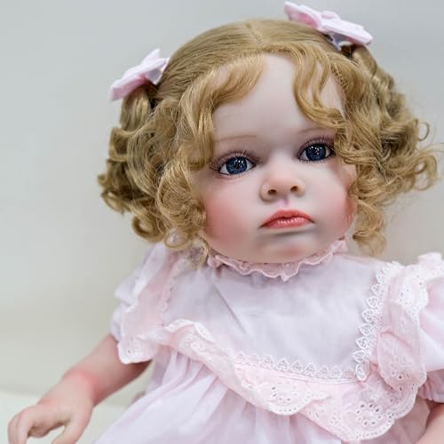 cosheng - 23Inch Lifelike Reborn Baby Dolls Tutti Christmas Doll Newborn Toddler Soft Vinyl Reborn Doll Real Life Baby Dolls Bebe Reborn Girl Xmas...