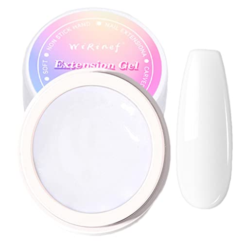 Cola Gel Sólida - Extensão de unhas DIY Gel de pontas de unhas sólidas | Gel de cola de construtor d