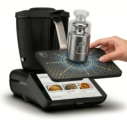 Protector Pantalla Compatible Thermomix TM7 – Funda Rígida Antigolpes y Antiarañazos, Cubierta de Protección para Pantalla, Accesorio TM7