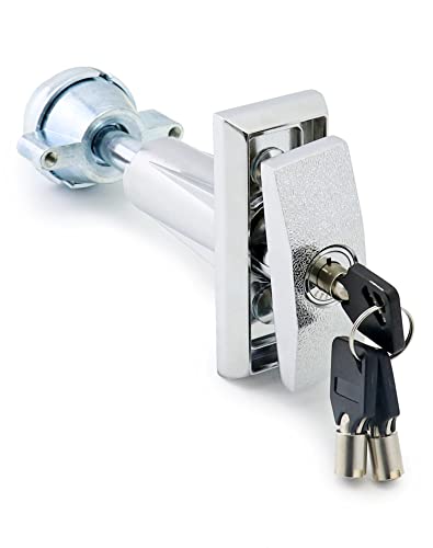 Qwork Vending Machines Lock With 3 Keys, Soda Snack Candy Coffee Food Vending Machine Lock, Universal Candy Machine Lock Replacement, Keyed Different #TOP2