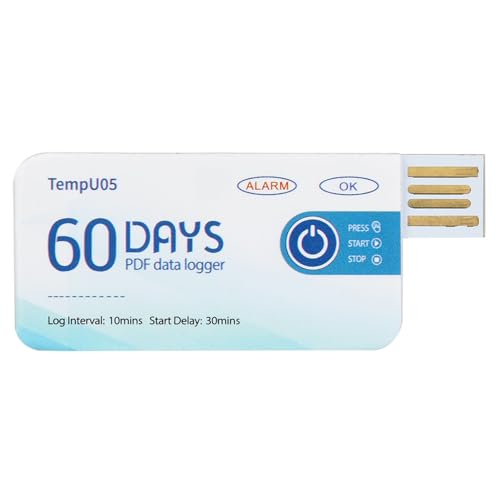 Temp U05 Temperature Data Logger, USB Temperature Logger, PDF Temperature Logger for CNC Machine Tools, Electronic Devices