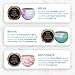 Satavi Naturals Crystal Bath Bombs Gift Set (6-Pack) - Premium Aromatherapy Geode Bath Fizzies with Nourishing Salts - Valentine’s Day Gifts for Her, Wife & Women - Relaxing Spa Set