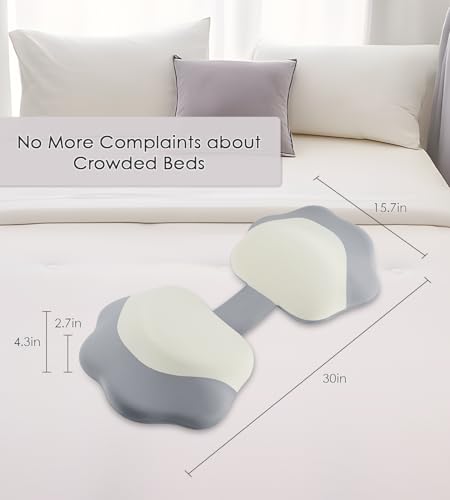 Image of Pregnancy Pillows for Sleeping, Memory Foam Maternity Pillow Support for Back Belly HIPS, Adjustable Travel Wedge Pillow for Pregnant Women, Side Sleeping Pregnant Pillows with Cooling Pillowcase