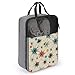 Atomic Stars Retro Pattern Shoe Bags for Travel Water-Resistant Shoes Pouch with Handle Fashion Shoe Organizer with Zipper Closure Portable Sneaker Carrier for Men & Women Daily Use