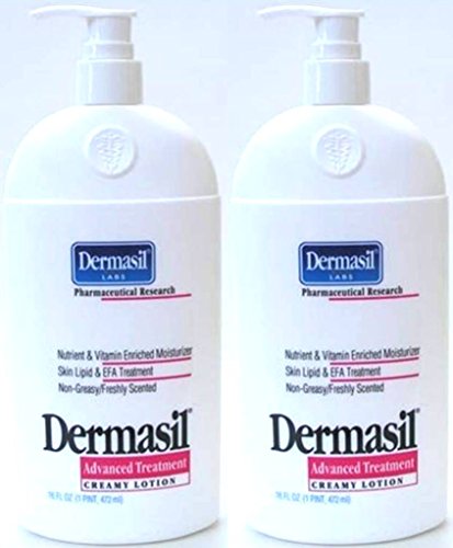 Dermasil Labs Pharmaceutical Research Advanced Treatment Creamy Lotion Freshly Scented 14.5 fl oz (Pack of 2)