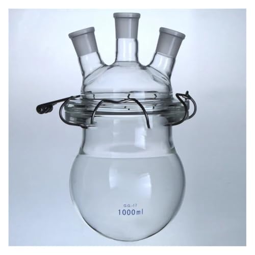 Réacteur à ballon en verre borosilicaté contre les chocs thermiques en laboratoire