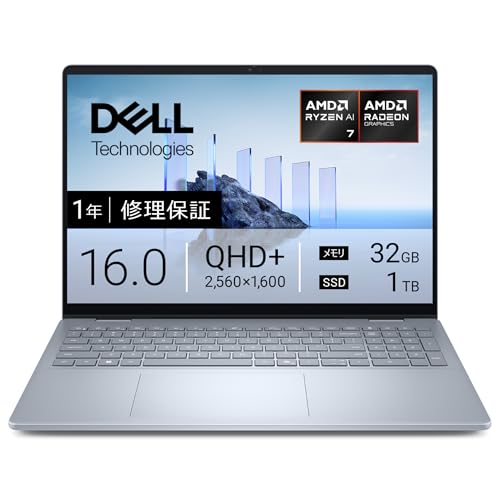 yAmazon.co.jpzDell m[gp\R Dell 16 Plus DB16255 16C` AMD Ryzen AI 7 350 32GB SSD1TB Windows 11 Copilot+ Type-CdΉ d1.83k
