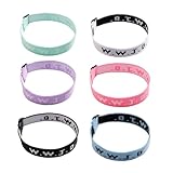 Salircon Pink WWJD Bracelets for Women Summer Adjustable What Would Jesus Do Beaded Bracelets Pack (Colorful02)