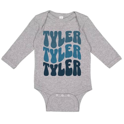 TATY Kids Wavy Tyler Long Sleeve Baby Infant Bodysuit