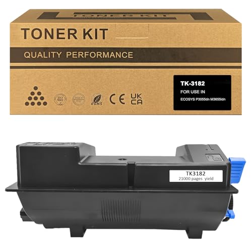 Toner TK-3182 noir de 21000 pages adapté aux grands volumes Kyocera P3055dn