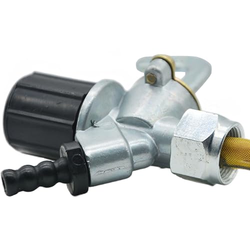 Benzinhahn für Simson Benzinhahn, Benzinhahn für Simson S51, Kraftstoffhahn mit Messingsieb und Wassersack für Simson S/SR50/60/80 S51 50 MZ ETZ125/150