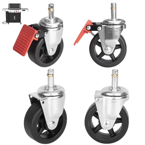 Image of 64413 64412 Grill Wheels for Weber Genesis 300 /400 Series Grills (2022+)