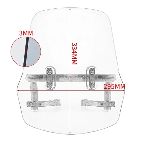Pare-Brise Moto CT125 Trail125 Déflecteurs d'air Accessoires 21-25