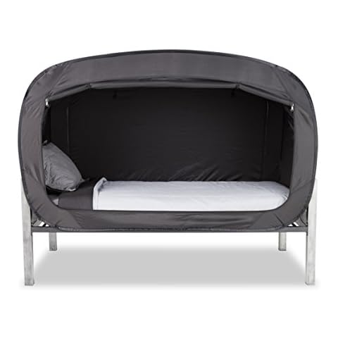 Privacy Pop Bed Tent (Twin) - BLACK Cover