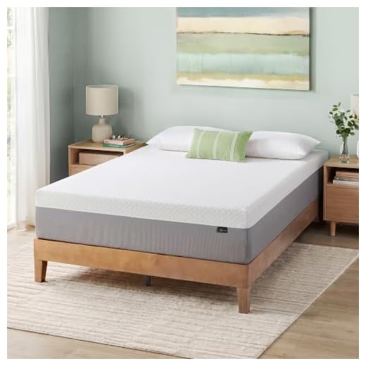 Zinus 12 Inch Green Tea Essential Memory Foam Mattress [New Version], Queen, Fiberglass Free, Medium Feel, Breathable Airflow Memory Foam, Certified Safe Foams & Fabric, Mattress in A Box