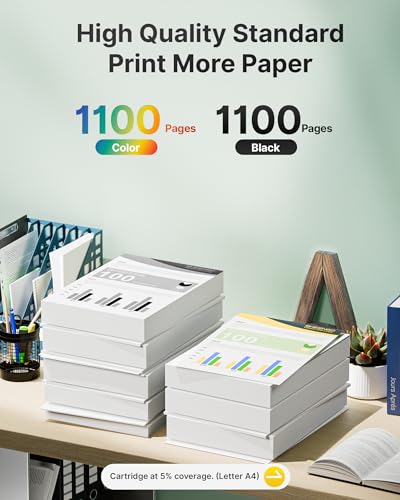 Image of 822XL Remanufactured Replacement for Epson 822XL Ink Cartridges Combo Pack for 822XL Printer Ink Epson for 822 XL T822 to use with Workforce Pro WF-3820 WF-4820 WF-4830 Printer（5 Pack）