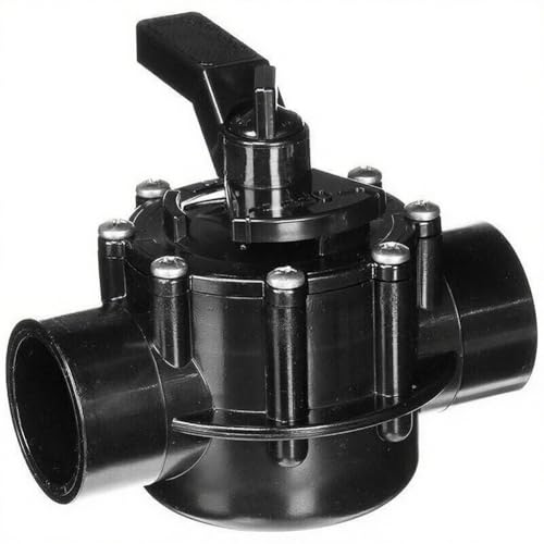 Tidevib Válvula desviadora de sello positivo de 2 puertos de 15 y 2 pulgadas para bomba de piscina de spa 4724 4716 263038, PVC de alta presión de 150 PSI