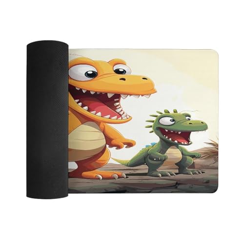 Cartoon Dinosaur Images Alfombrilla para Escritorio Grande miniatura 3