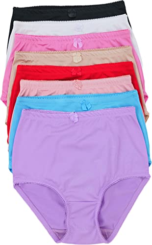Image of ToBeInStyle Women's Pack of 6 High-Waisted Girdle Brief Tummy Support Everyday Panties