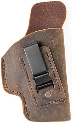 Muddy River Tactical 1911 Style Handguns with 4 inch Barrels (Non-Rail Models) - Soft Sided Leather Inside The Waistband (IWB) Concealed Carry Holster