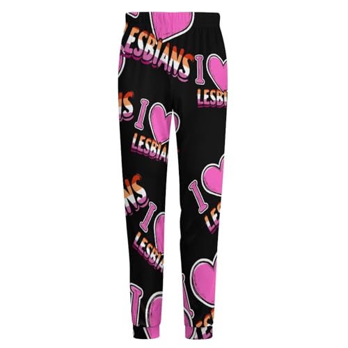 I Love Lesbians Men's Pajama Pants Lounge Pant Sleepwear PJ Bottoms4