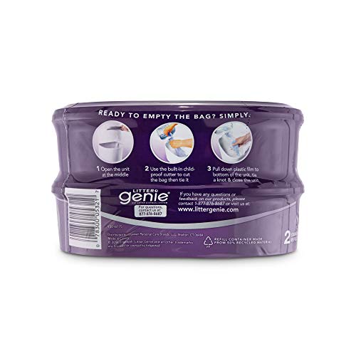 Litter Genie Standard Refill Cartridge for Cat Litter Disposal System