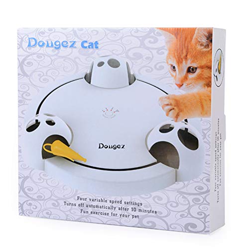 Running Pet Cat Toy, Interactive Automatic Toy For Cat Or Kitten, Adjustable Electronic Battery Operated Toy #TOP6