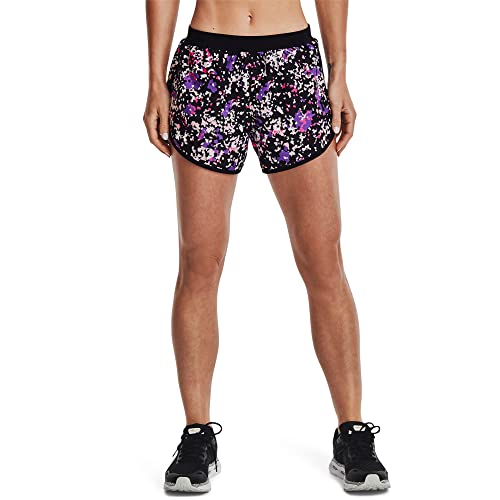 Short running Under Armour Fly By 2.0 imprimé rose hautement réfléchissant et ultra léger