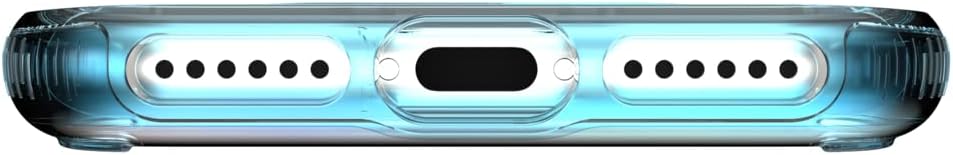 ZAGG Gear4 Milan – for iPhone SE 2022/SE (2nd Gen) & iPhone 8/7/6s/6 – Advanced Impact Protection, Integrated D3O Technology, – Transparent Finish with Color Gradient, Blue (702009627)