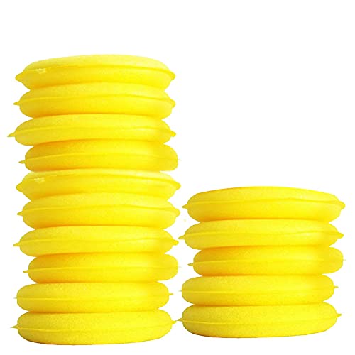 Image of CAR SAAZ Premium Foam Polishing Sponge for Vehicles | Car Polish Applicator /Sponge | Durable & Washable, Ultra-Soft Applicator Sponge (Pack of 15 Pcs)