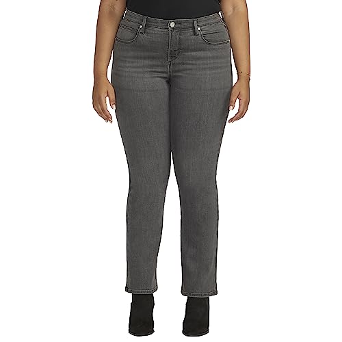 JAG Jeans Women's Plus Size Eloise Mid Rise Bootcut Jeans, Stormcloud, 20 Plus