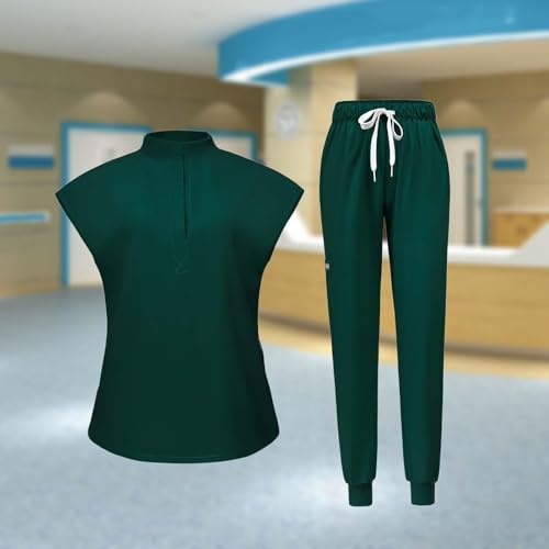 Oshhni 女性用ユニフォーム スクラブセット 作業服 SPA