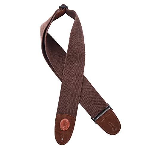 Levy's Leathers Mssc4-Brn Cotton Bass Guitar Strap, Brown #TOP18