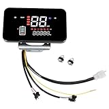 YC Yier Electric Bicycle LCD Display Meter, 48V 60V 64V 72V E-Bike Display Meter Control Panel for Electric Bike Scooter Go Kart ATV Modification Accessories