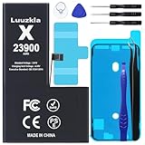 Luuzkla 23900mAh (New Upgrade) Battery Compatible with iPhone X, Super Capacity Battery Replacement Compatible with iPhone X, with Full Tool Kits-0 Cycle High Capacity-24 Months Service