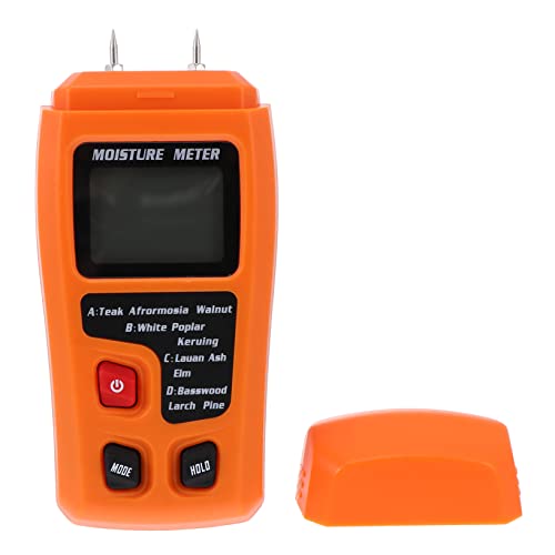 Handheld Moisture Tester with LED Display for Wall and Paper