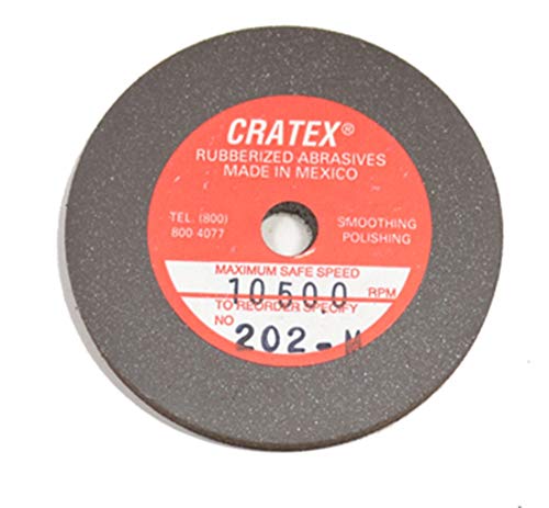 Cratex #202F Rubberized Abrasives Wheels 2X1/8X1/4 Fine