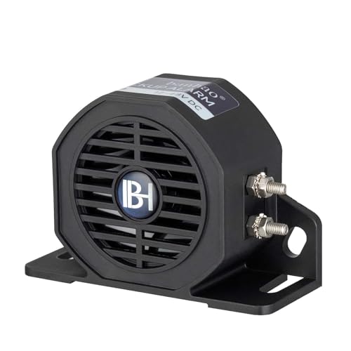 BANHAO Backup Alarm 112dB 12V-48V Universal Industrial Heavy-Duty Backup Reverse Warning Alarm with Beeper Tone for Truck Van Freight Car Lorry Heavy Vehicles