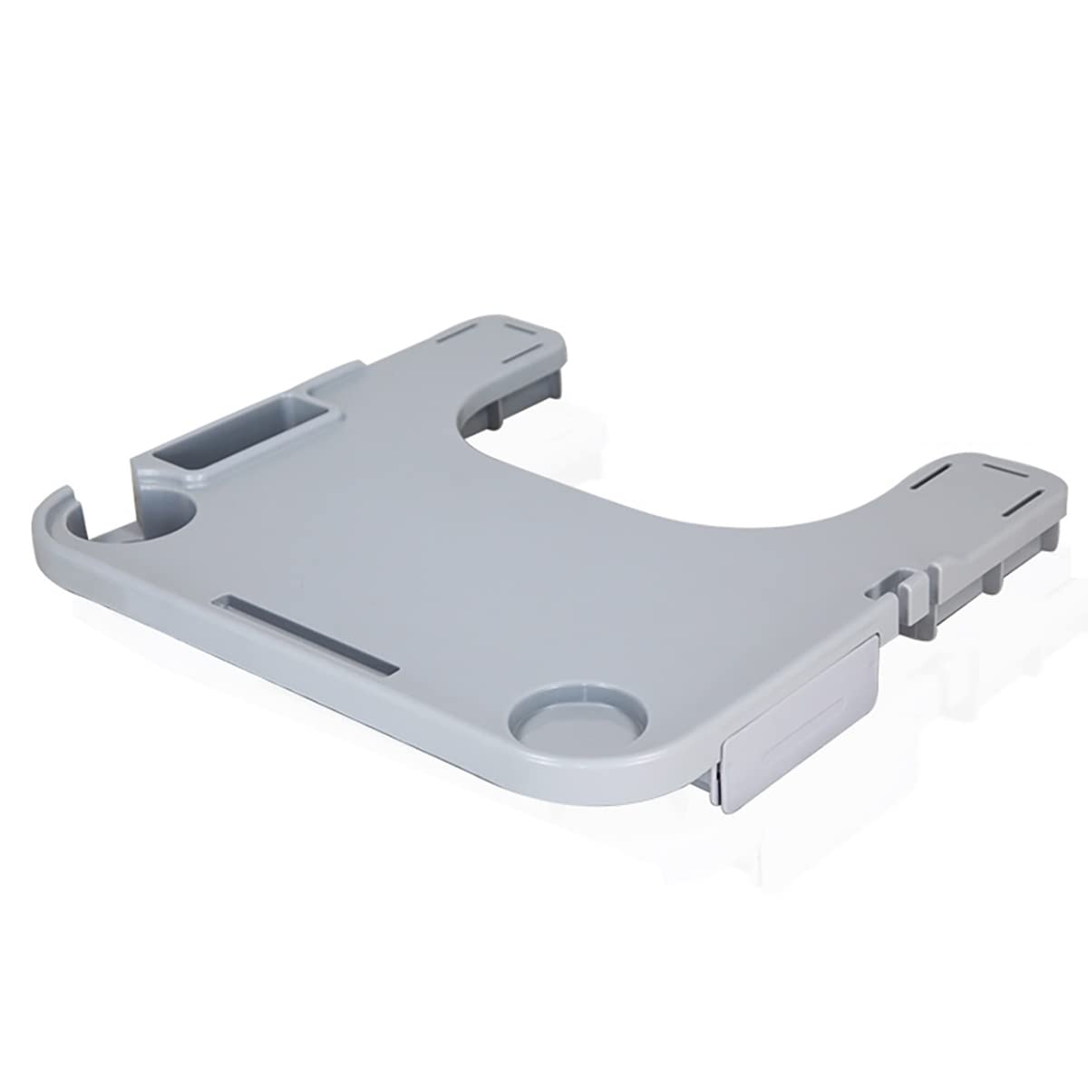 Tavolino Per Sedia A Rotelle Scanalature Multiple, Vassoio Smontabile Plastica, Con La Depressione Della Tazza E La Scatola Di Stoccaggio, Per La Il Cibo O Il Riposo